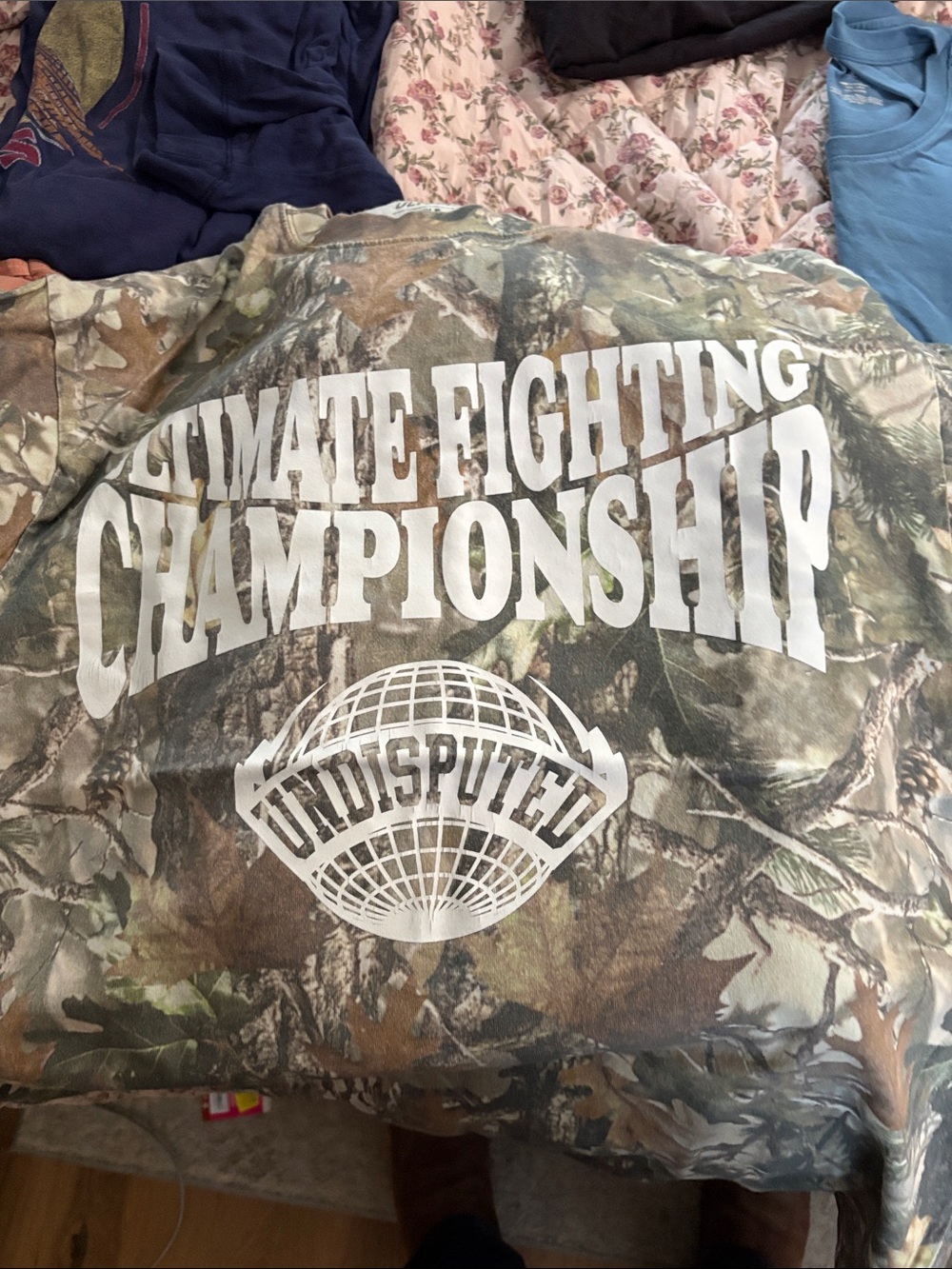 Ultimate Fighting Championship Camo Comforter - Green